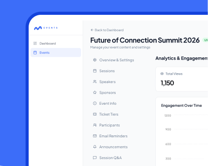 Organizer dashboard